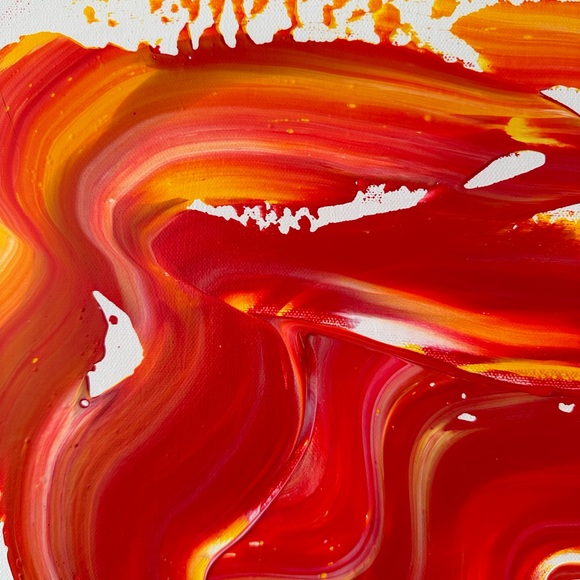 24” x 24” Acrylic Painting - Titled - Apples and Bananas - Picture 5 of 7